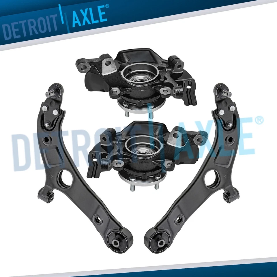 Kit de brazos de control inferiores bujes de nudillos de dirección delantera de 2,0 L para Hyundai Sonata 2011 Foto 1 de 4