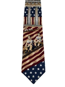 Tango Max Raab American Double Sculls Rowing Silk Mens Neck Tie - Picture 1 of 5