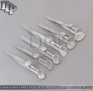 Set Of 6 Pcs O.R Grade Chalazion Forceps Surgical Dermal Ophthalmic Instruments - Picture 1 of 3