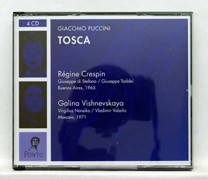 ERMLER, CRESPIN, DI STEFANO - PUCCINI tosca PONTO 4xCDs NM - Imagen 1 de 2