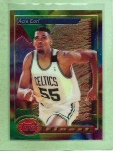 ACIE EARL - 1993-94 Topps Finest - #24 - Celtics - $1 Shipping - MINT