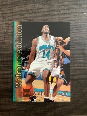 1997 Stadium Club Members Only Welcome Addition WA14 Anthony Mason Hornets - Image 1 of 2