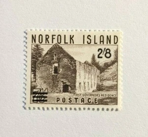 Norfolkinsel. Scott's # 28. postfrisch. 1. Gouverneursresidenz. sal's briefmarkenladen. - Bild 1 von 2