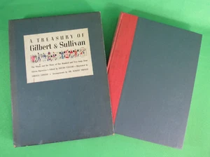 A TREASURY OF GILBERT AND SULLIVAN-1st Edition 1941 HC Words & Music - Picture 1 of 20