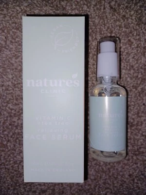 Nature's Clinic Serum Vitamin C & Tea Tree Relieving Face Serum 50ml Brand New - Image 1 of 3