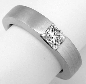 Anillo exclusivo de diamantes de oro 585 de 0,53 quilates, todos los tamaños, todos los colores dorados. - Imagen 1 de 1