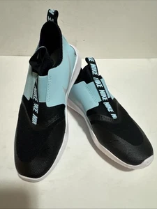 Nike Flex Runner Black Glacier Ice GS Size 6Y Sneakers *NEW* - Picture 1 of 8