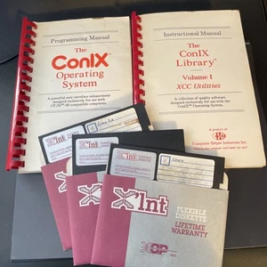 The Conix Operating System Library Xcc Utilities 5 1/4 Floppy Diskettes Disks - Afbeelding 1 van 14