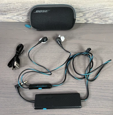 Bose QuietComfort 20 Kopfhörer Noise Cancelling QC20 Ohrhörer blau/schwarz - GETESTET - Bild 1 von 4