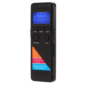 Sound Recorder Zinc Alloy Portable 32Gb Lcd Display Digital Recording Devi BYS - Picture 1 of 12