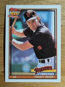 1991 Topps #697 Shawn Abner - Picture 1 of 2