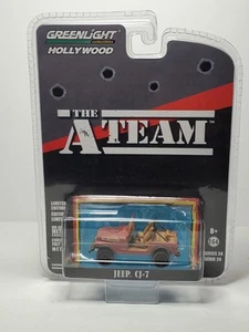 GreenLight 1:64 Hollywood 24 The A-Team Jeep CJ-7 Animal Preserve t3 - Picture 1 of 2