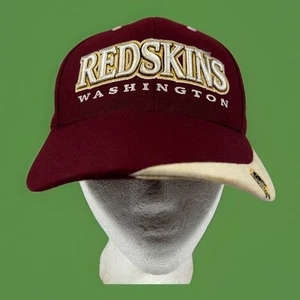 VTG Washington Redskins Football Strap Adj Hat Cap Acrylic Wool Twins Enterprise - Picture 1 of 13