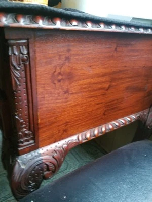 Escritorio de doble cara DE COLECCIÓN pieza antigua hecha por Thomas Chippendale, escritorio Parners Foto 1 de 4