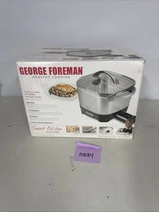 NEW Open Box George Foreman Healthy Cooking Smart Kitchen MultiCooker NEW - Picture 1 of 7