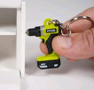 Ryobi MINI’s Drill Keyring Ornament Handyman Gift - Picture 1 of 3
