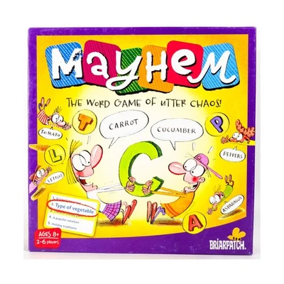 Briarpatch Boardgame Mayhem - The Word Game of Utter Chaos Box VG+/EX - Image 1 of 2