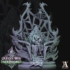 Dark Elf Matriarch miniature - DnD miniatures - Role Playing Game - Tabletop Mi - Picture 1 of 2