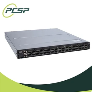 Dell Z9100-ON 32x 100 GBe QSFP 2x SFP+ doble fuente de alimentación flujo de aire inverso OS10 Enterprise - Imagen 1 de 5