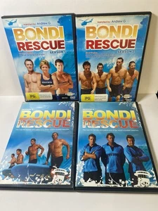 Bondi Rescue The Complete Seasons 1-4 DVD Box Sets Region 4 Australia Import - Imagen 1 de 2