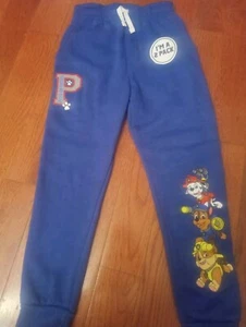 PAW PATROL Nickelodeon Sweatpants Joggers PUPS on PAW PATROL Boys Size 7 NEW - Picture 1 of 5