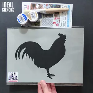 Huhn Schablone Malen Wände Stoff Möbel Bauernhof Tier Dekor ideal stencils - Bild 1 von 5