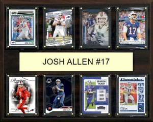 Targa 8 carte Josh Allen #17 Donruss Fleer Topps 2023 2024 Buffalo Bills - Foto 1 di 3
