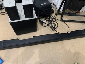 VIZIO 5PC SB3851-C0 38" 5.1 SPEAKER SYSTEM Sound Bar, Subwoofer With Remote WORK - Picture 1 of 1