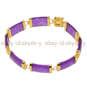 Stunning Natural Jade Bracelet Fortune Women Lucky Bangle Gemstone Jewelry Gifts - Picture 1 of 116