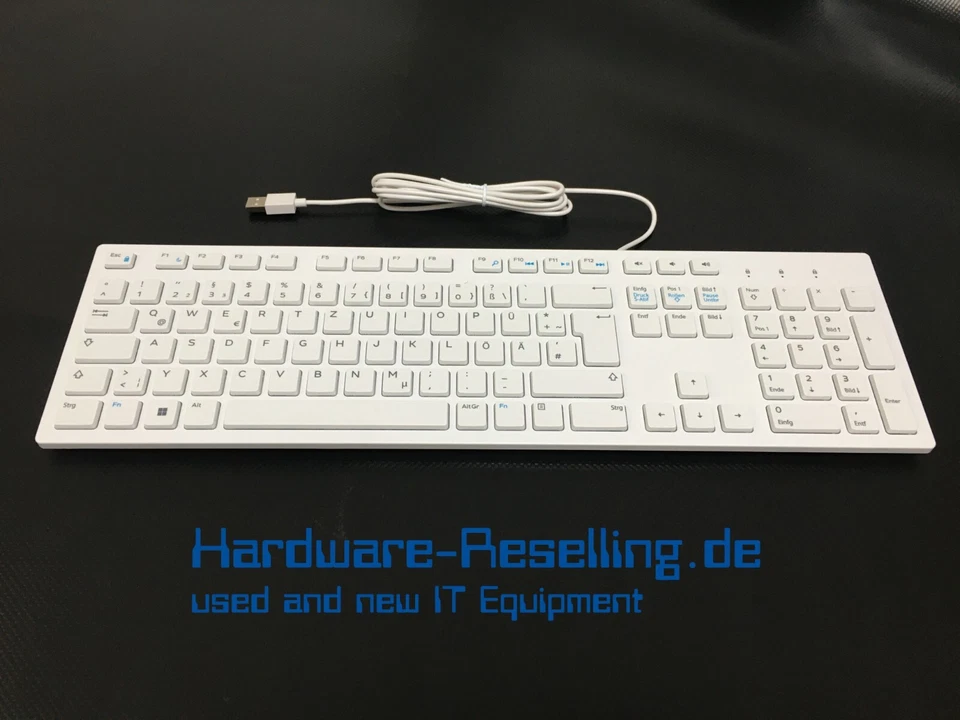 Dell KB216 USB-Tastatur Deutsch - Weiß