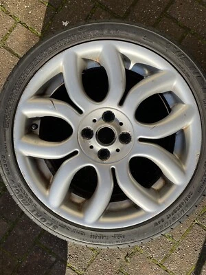 BMW MINI FLAKE SPOKE R97 17" WHEEL R50 R53 R56 R52 R57 R58 6775685-13 #2 - Image 1 of 4