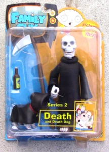 Family Guy Death + Death Dog Serie 2 Actionfigur Mezco 2005 Moc Varainat selten - Bild 1 von 3