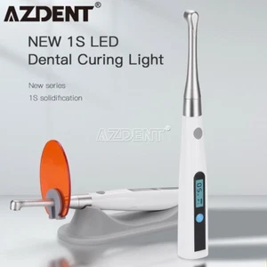 Dental 5W Cordless Curing Light 1Sec LED Light Cure Lamp Metal Head 3 Modes - Picture 1 of 12