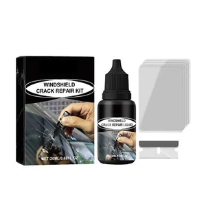 Car Windshield Repair Liquid Kit Fix Vehicle Glass Cracks Chip Windscreen Window - Picture 1 of 12
