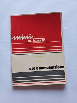 Innocenti Mini De Tomaso 1978 manuale uso manutenzione libretto originale - Immagine 1 di 4