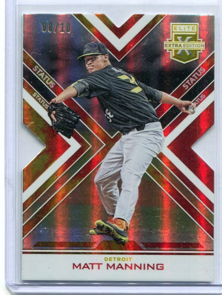 2016 Elite Extra Edition Status Tie Dye Die Cut Matt Manning 8/10 - Image 1 of 1