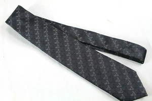 Bullish Mens Silk Tie Antracite Black Made In Italy Bull Market, Stocks, Banking - Picture 1 of 6
