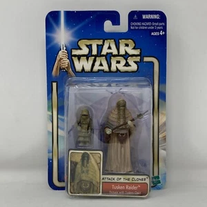 Hasbro 2002 Star Wars Tusken Raider Female Action Figure With Child Sealed - Picture 1 of 6