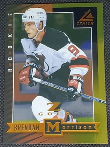 1996-97 Pinnacle Zenith BRENDAN MORRISON Rookie Z gold 020/100 - Picture 1 of 2