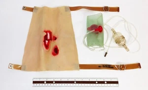 Neu Moulage Simulaids Blutungsmittel Fraktur Tibia Unterschenkel & Pumpe Baugruppe - Bild 1 von 1