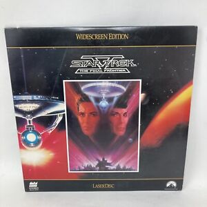 Star Trek V: The Final Frontier - Laserdisc LD *Excellent état * Disque laser