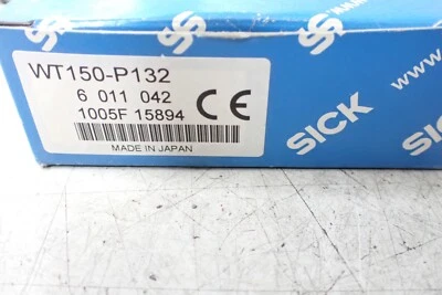 SICK -- PhotoElectric Proximity Switch PNP Output -- 6011042 -- WT150-P132 - Image 1 of 4