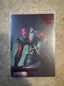 2023 Fleer Ultra Midnight Sons Red 87/100 Bloodthirst by Florian Herold Auto - Picture 1 of 2