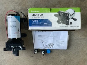 PENTAIR Shurflo 4008-101-E75 Revolution 12 VDC Water Pump 3 Gpm 55 Psi - USED - Picture 1 of 15