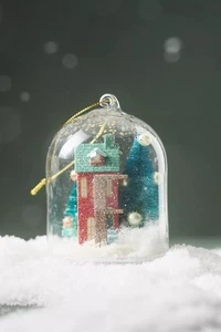 Anthropologie Ornament Letter “F” Arctic Home For The Holidays Monogram NWT - Picture 1 of 2