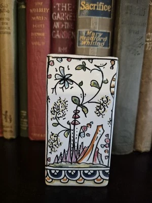 Vintage 1970s Portuguese ceramic pottery flower vase - Single Stem - Image 1 of 4