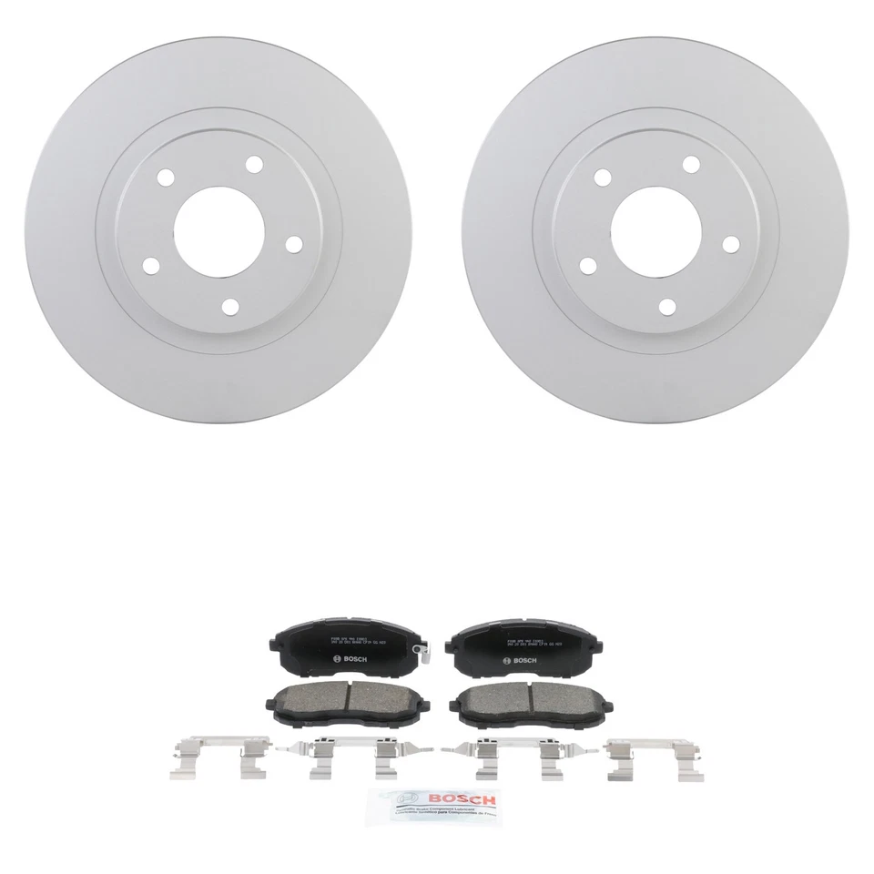 Kit de pastillas de freno de disco de cerámica rotores Quietcast delanteros Bosch para Nissan Máxima 2003 Foto 1 de 1