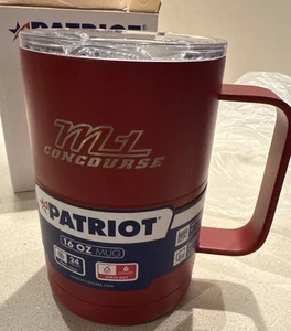PATRIOT COOLERS 16oz Red Stainless Steel Mug “M1 Concourse”. NEW in Box - Picture 1 of 10