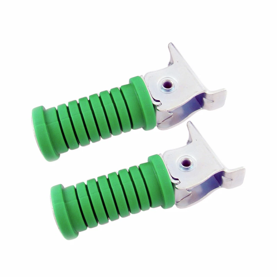 SET Soziusfußraste links und rechts grün glatt verzinkt SIMSON - Bild 1 von 1