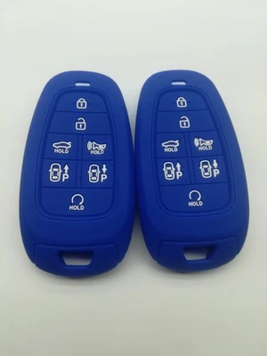 2*Fob Key Cover for 2018 2019 2020 2021 2022 2023 2024 2025 HYUNDAI NEXO SONATA - Image 1 of 4